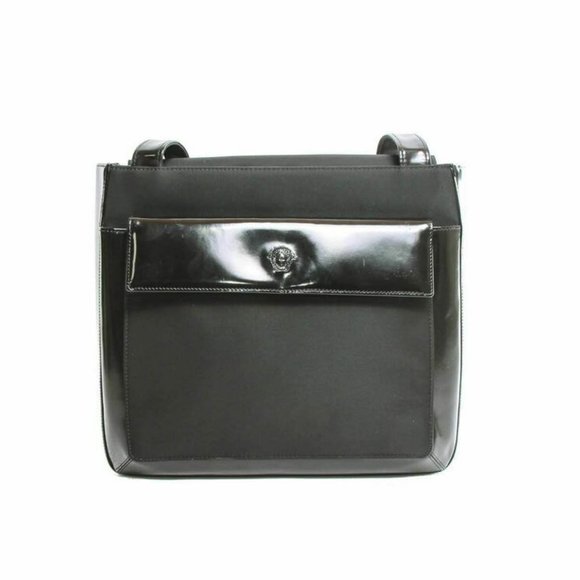 Gianni Versace black nylon shoulder bag - Picture 1 of 8